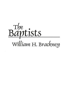 cover image of The Baptists